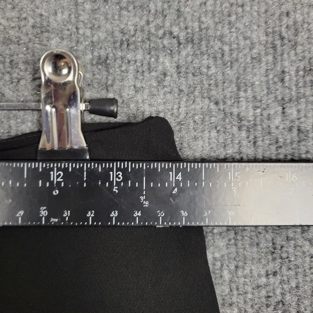 BY ANTHROPOLOGIE OB1096198 Black Zinnia High Rise Tulip Hem Pants Boho SIZE 2 - Picture 12 of 14